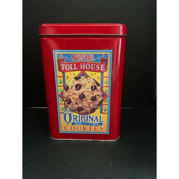 1990's Nestle Toll House Cookies, Morsels Limited Edition Tin Vintage - Picture 4 of 6
